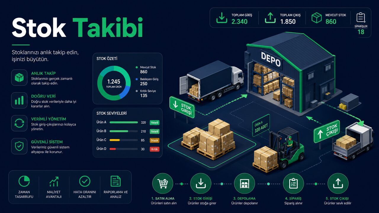 Stok Takibi ile Saypol İşletmenizde Ürünlerinizi Anlık Yönetin