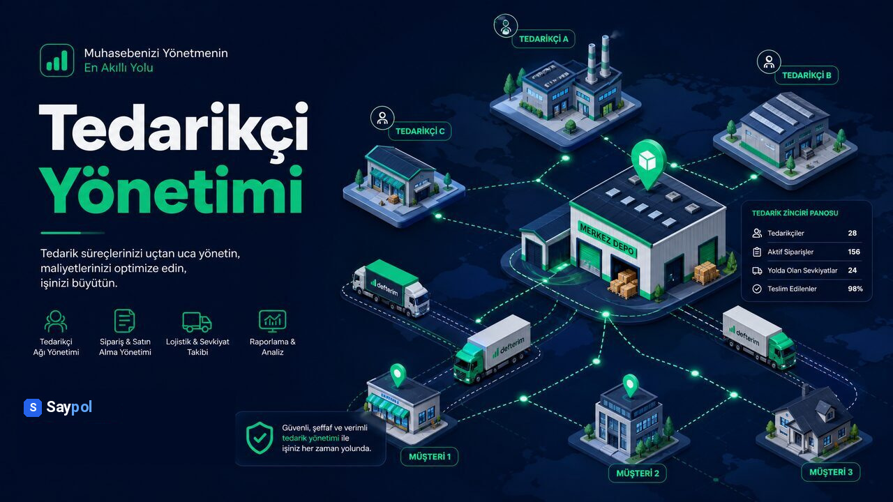 Tedarikçi Yönetimi ile Saypol’da Satış Süreçlerinizi Kolaylaştırın