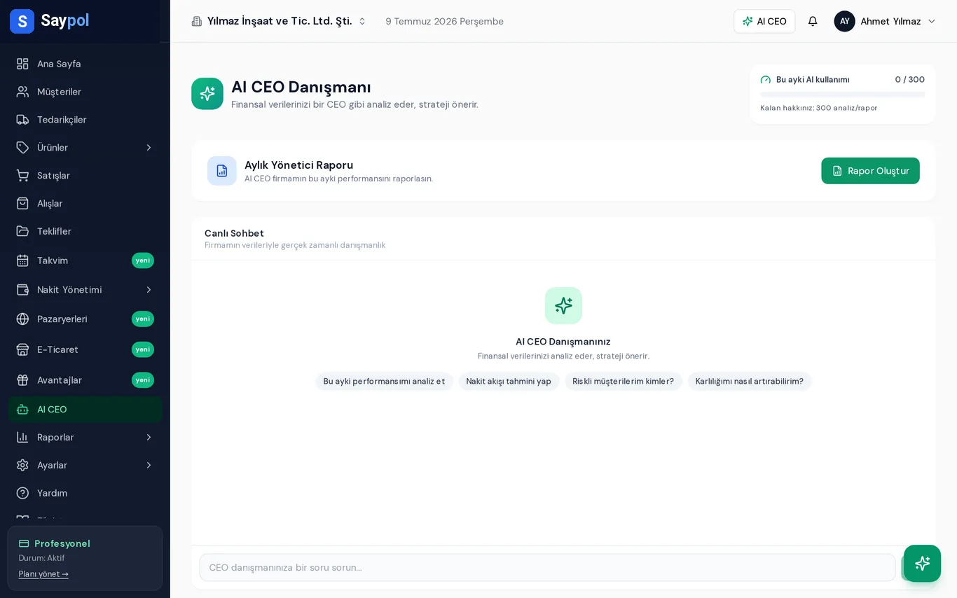 Dijital CEO (Yapay Zeka)